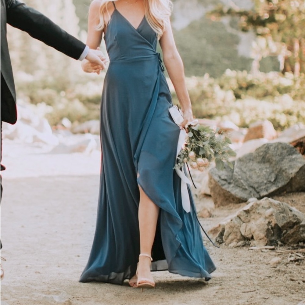 Lulus Flutter Strap Maxi Dress XS